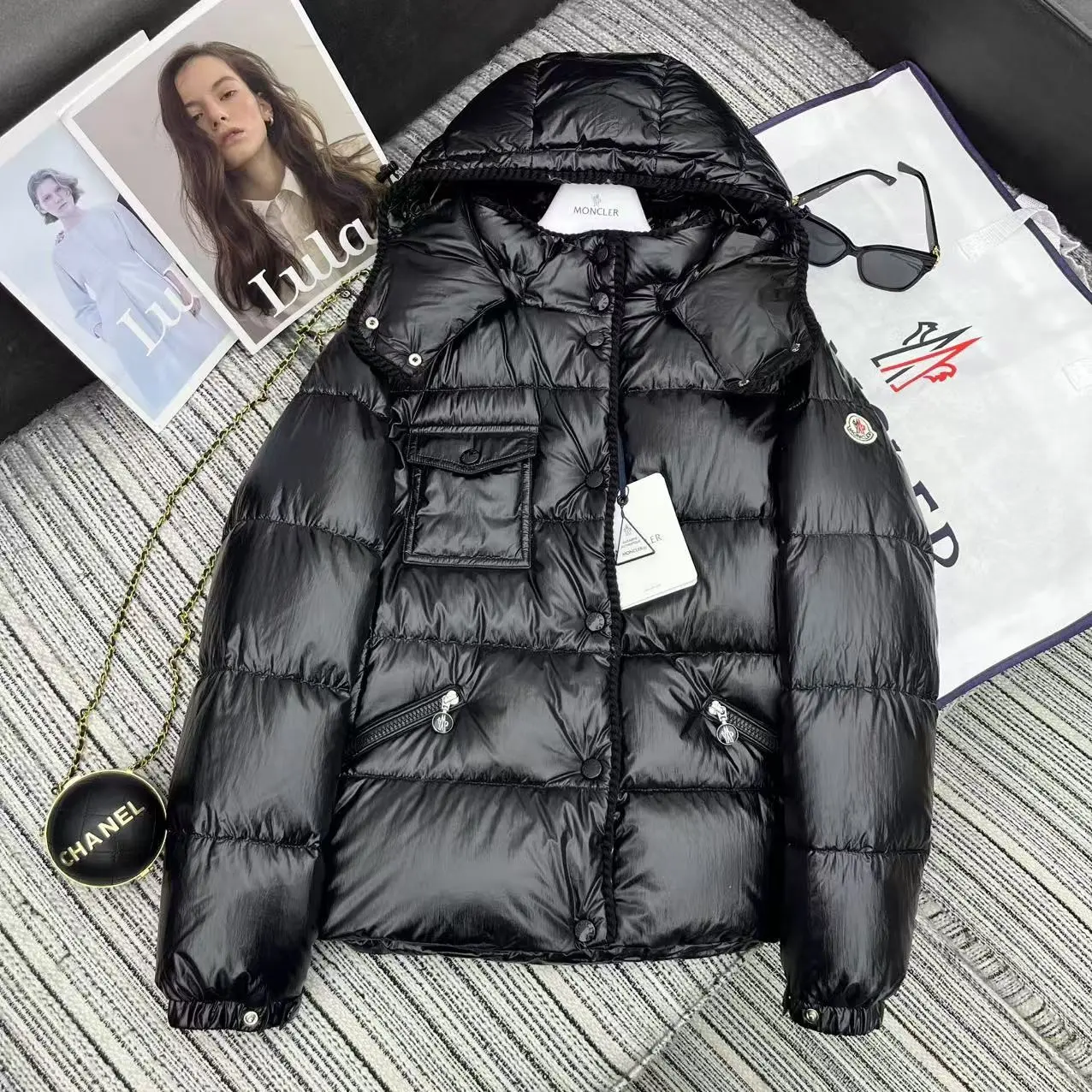Glarein Hooded Down Puffer Jacket D59022178