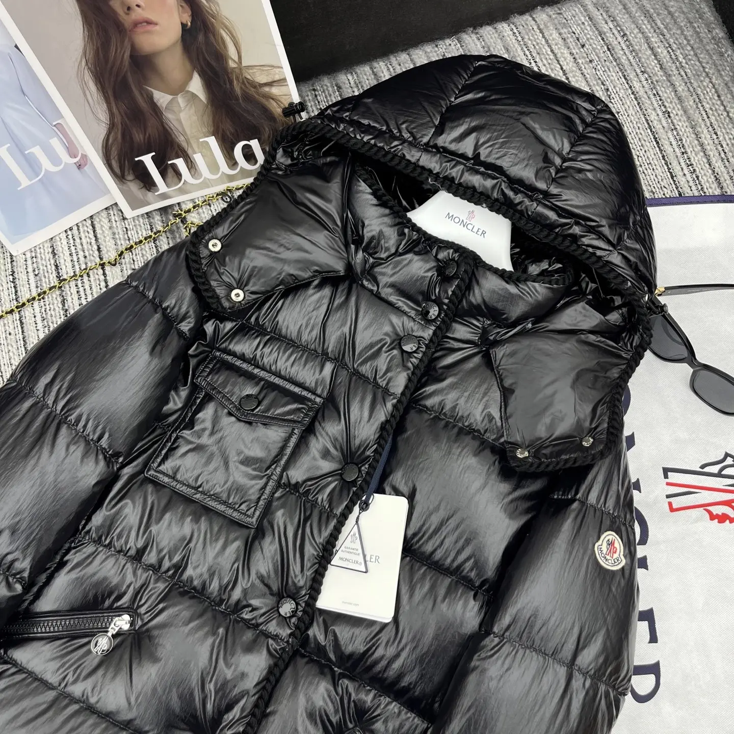 Glarein Hooded Down Puffer Jacket D59022178 — view 2