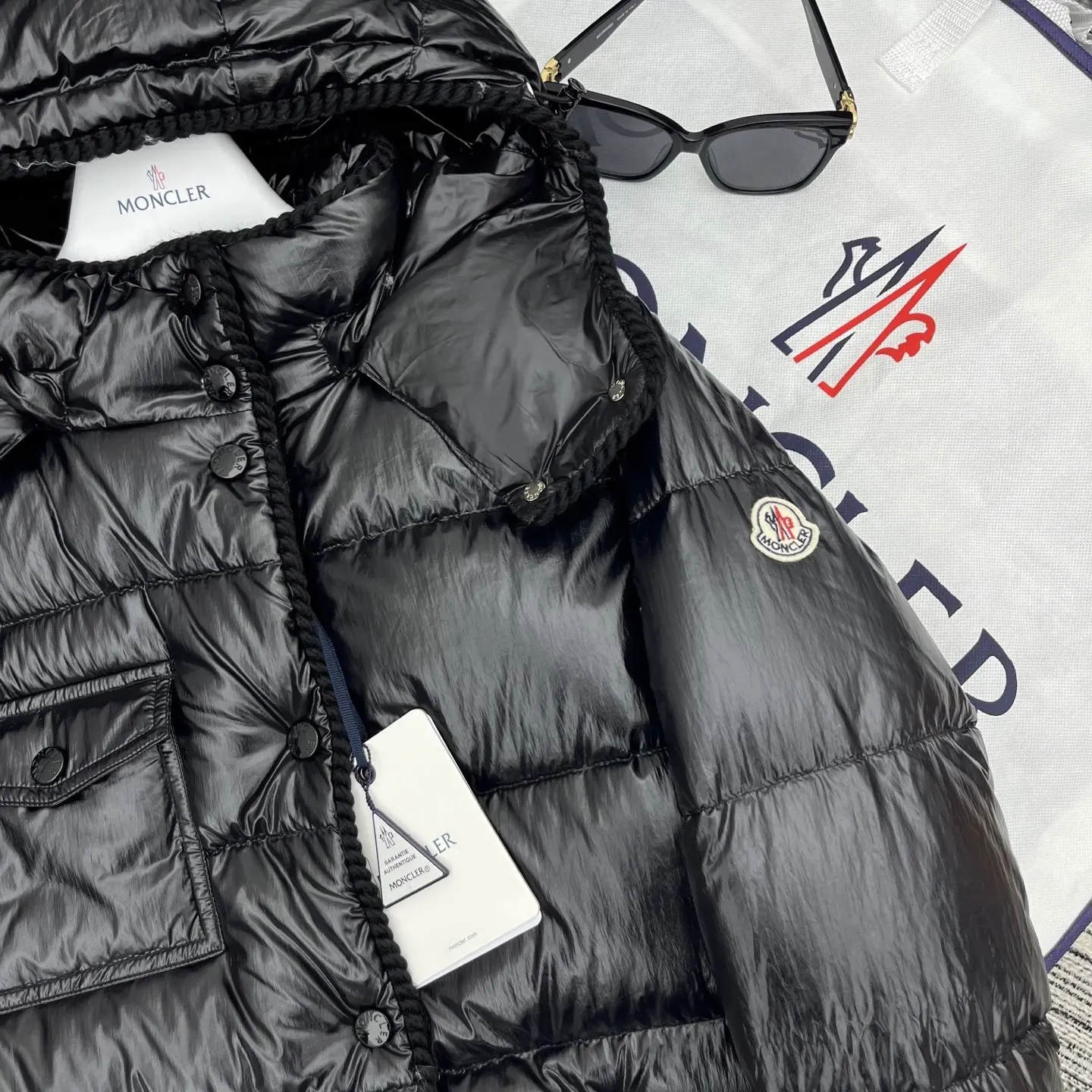 Glarein Hooded Down Puffer Jacket D59022178 — view 3