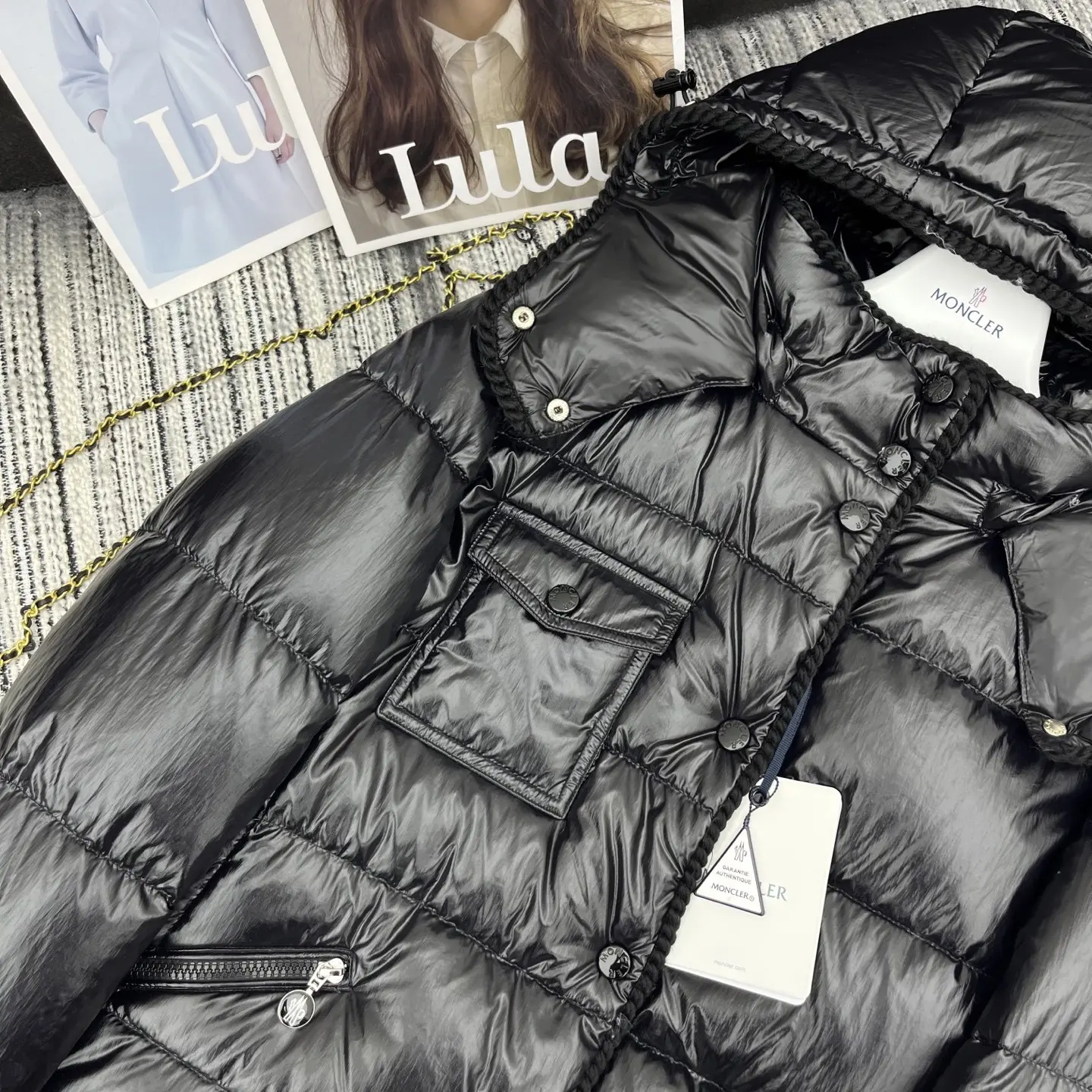Glarein Hooded Down Puffer Jacket D59022178 — view 4