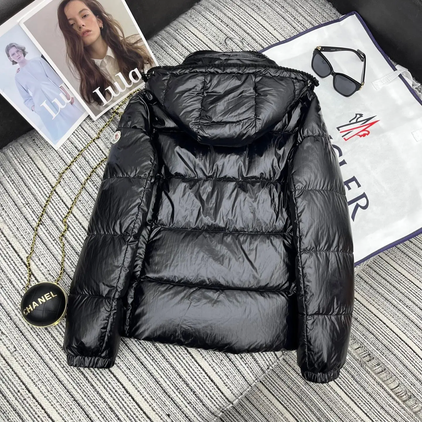 Glarein Hooded Down Puffer Jacket D59022178 — view 8