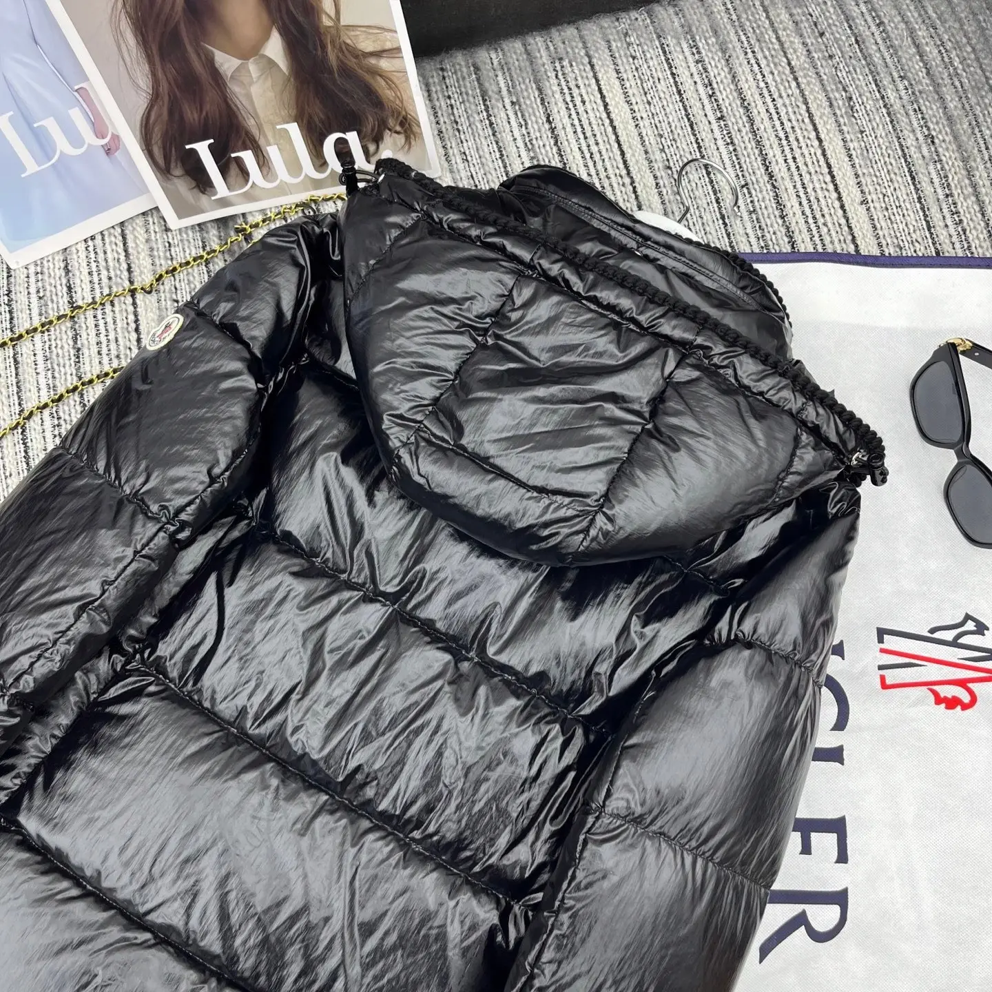 Glarein Hooded Down Puffer Jacket D59022178 — view 9