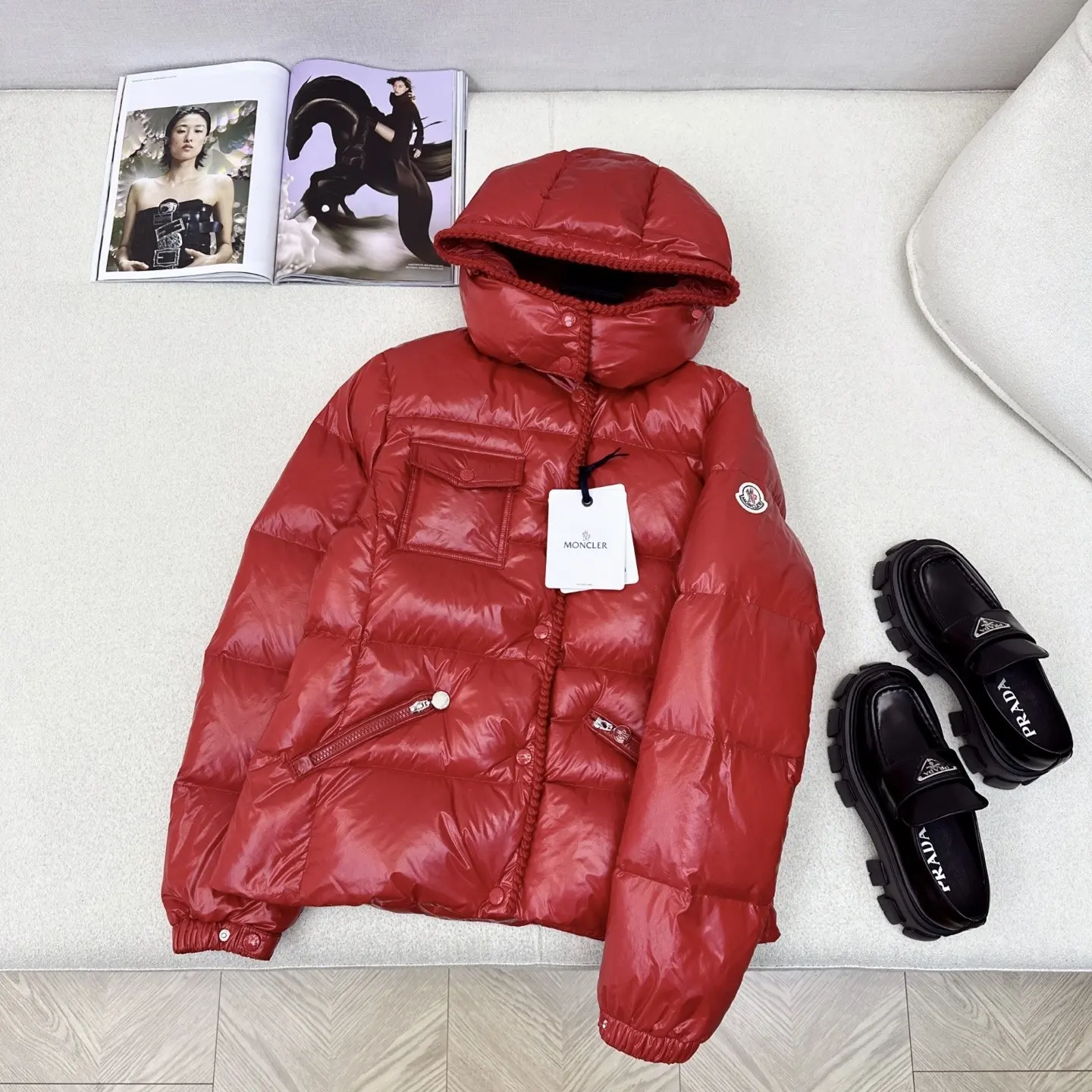 Glarein Hooded Down Puffer Jacket D59022177