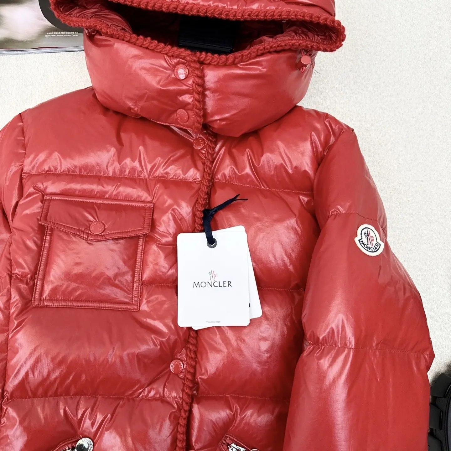 Glarein Hooded Down Puffer Jacket D59022177 — view 3
