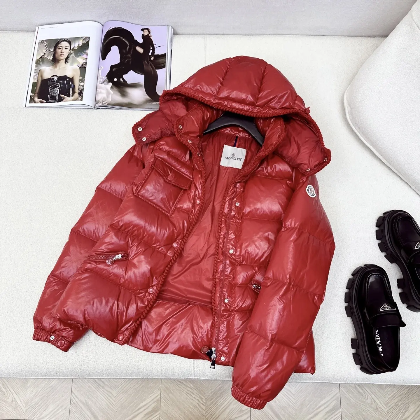 Glarein Hooded Down Puffer Jacket D59022177 — view 7