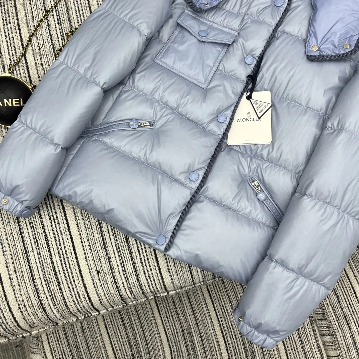 Glarein Hooded Quilted Down Jacket D59022175 — view 5