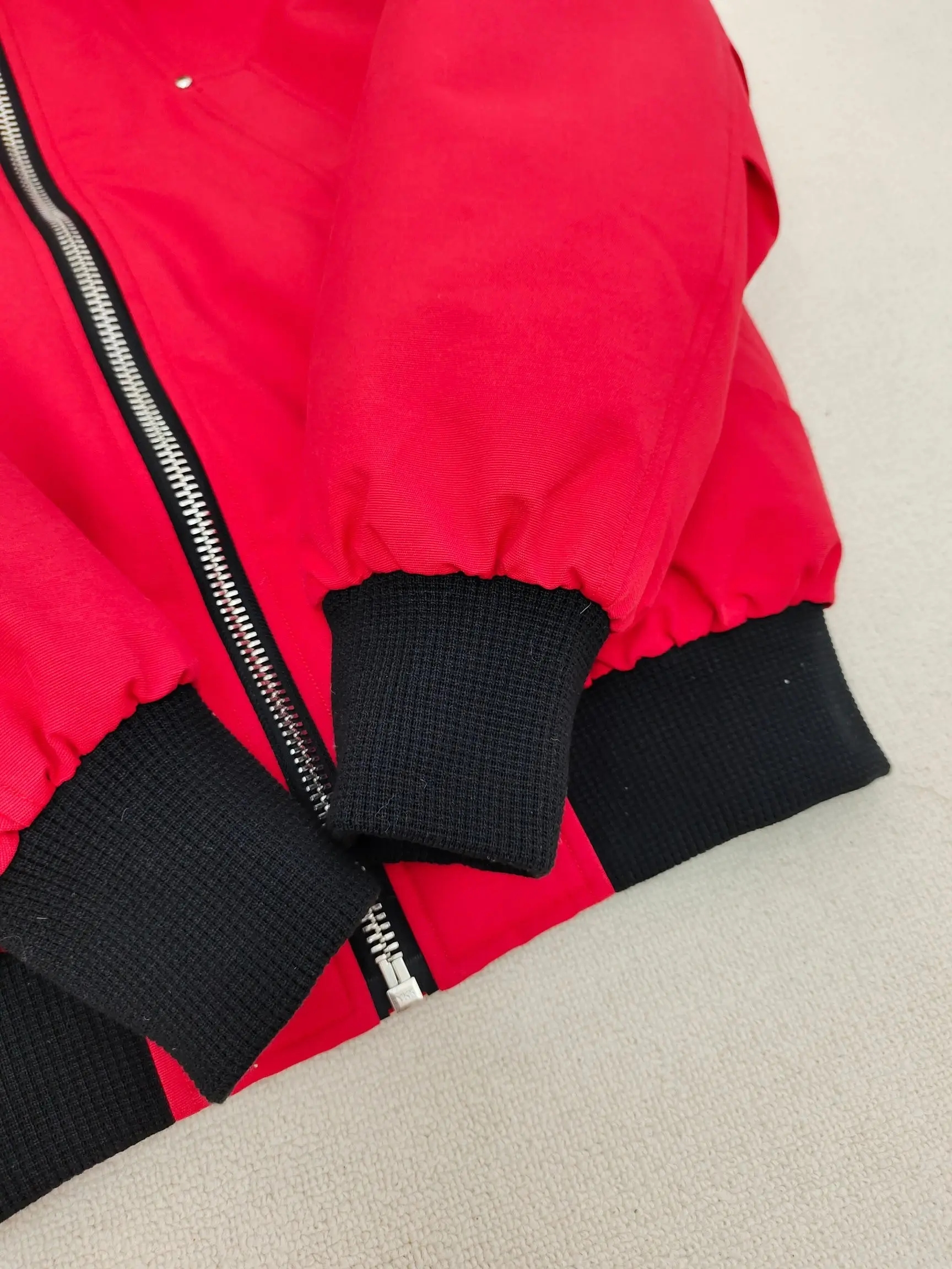 Ballistic Bomber Fur-Trimmed Down Jacket D60022222 — view 4