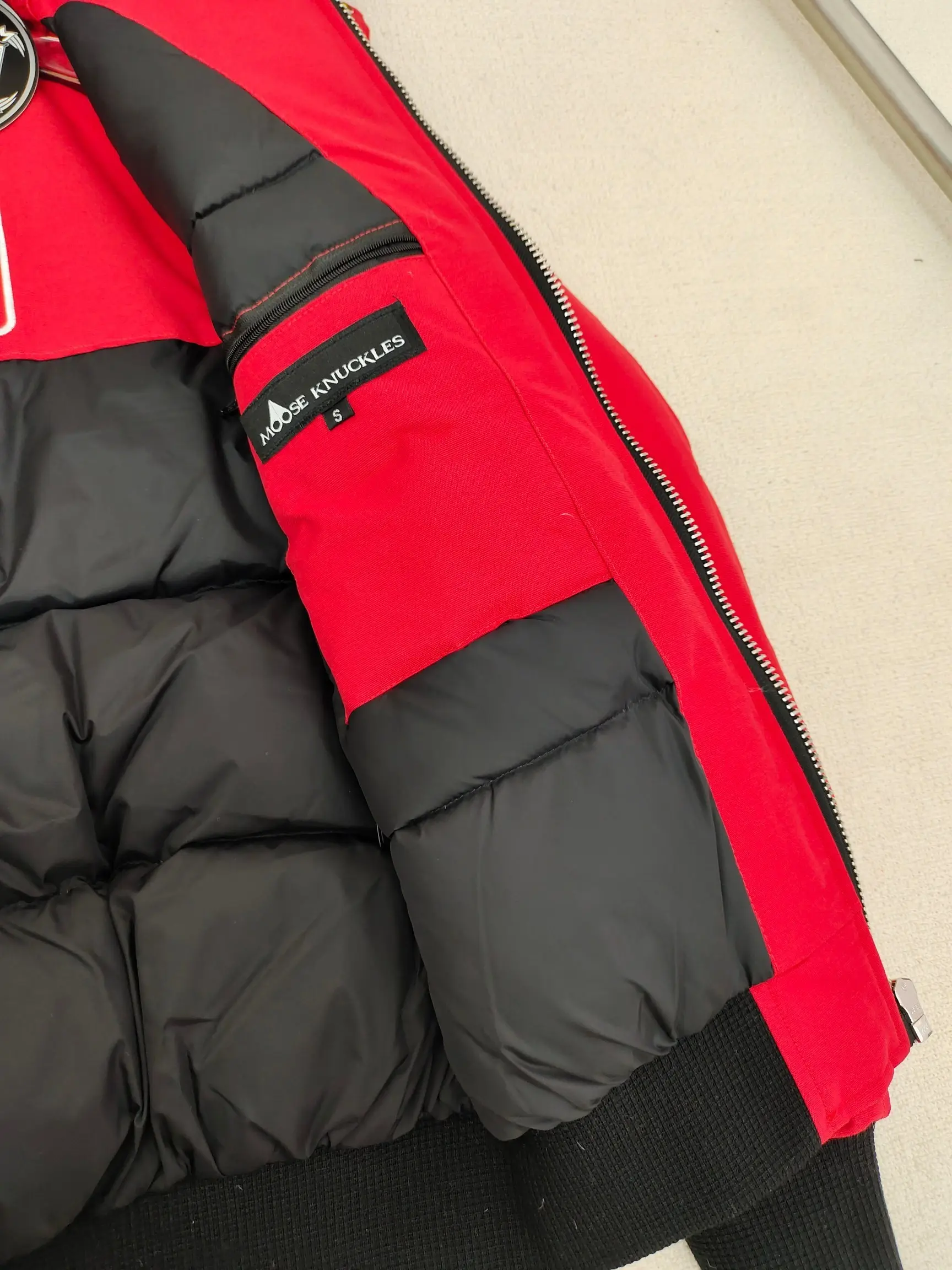 Ballistic Bomber Fur-Trimmed Down Jacket D60022222 — view 6