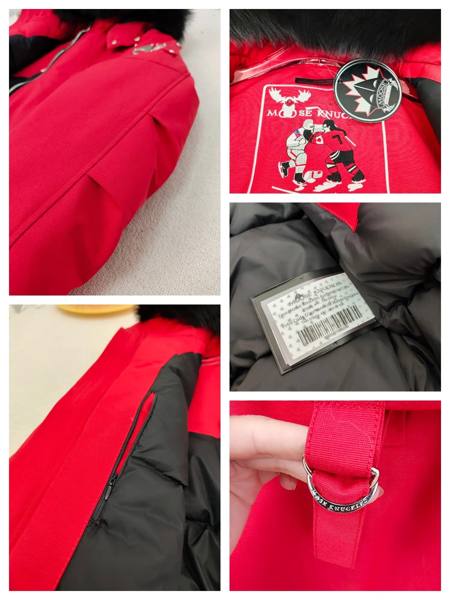 Ballistic Bomber Fur-Trimmed Down Jacket D60022222 — view 8