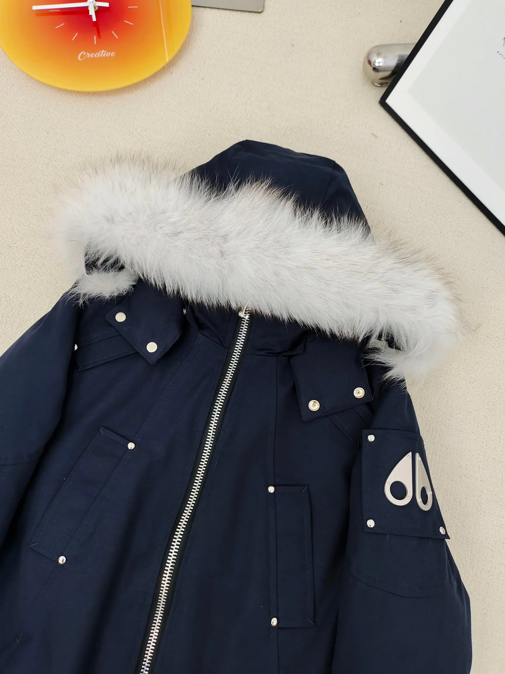 Moose Knuckles Fur-Trimmed Down Bomber Jacket D60022220 — view 3