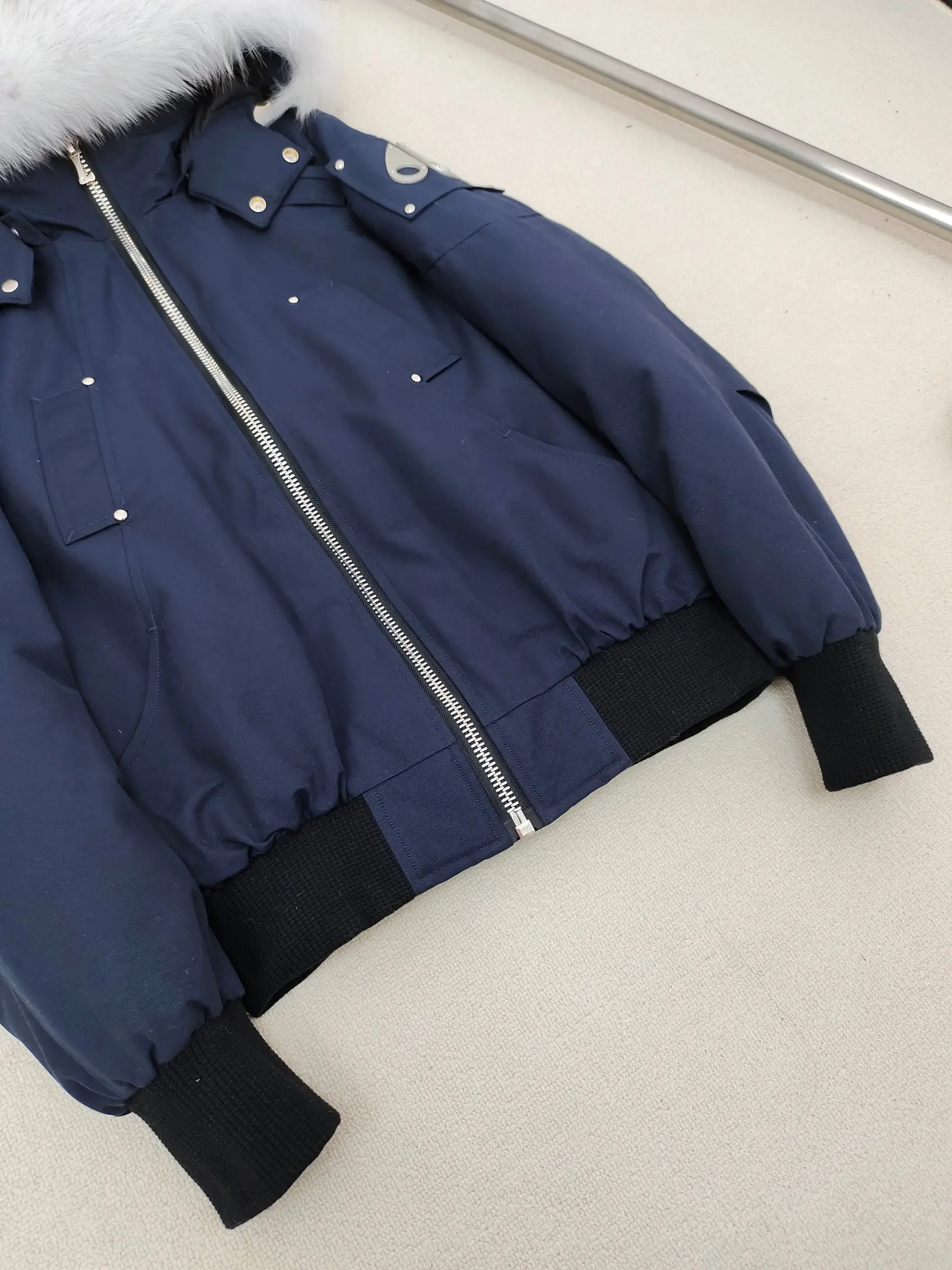 Moose Knuckles Fur-Trimmed Down Bomber Jacket D60022220 — view 4