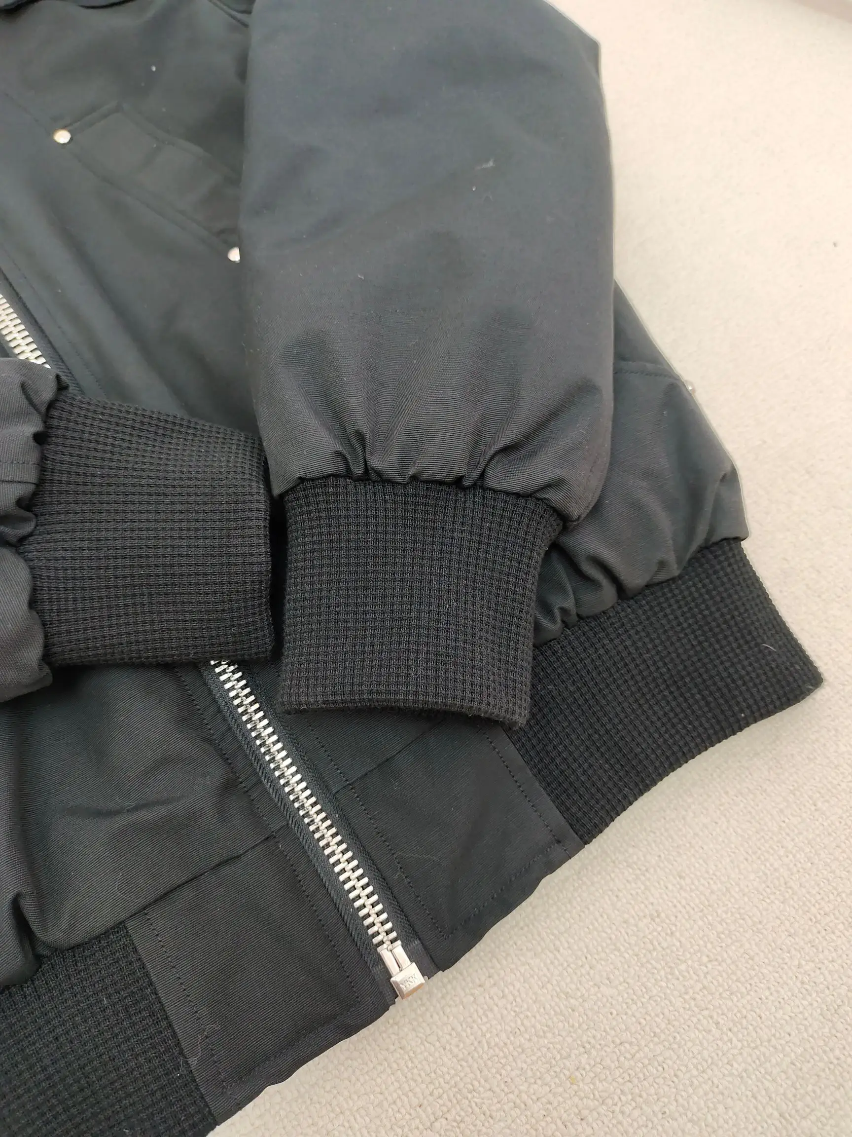 Ballistic Fur-Trimmed Down Bomber Jacket D60022219 — view 4