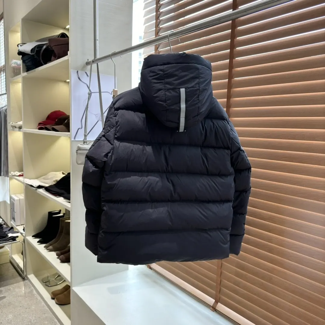 Black Label Hooded Down Puffer Jacket D60022232 — view 6