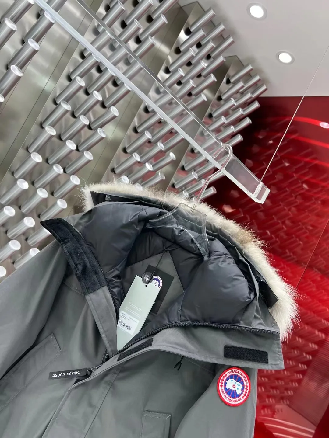 Fur-Trimmed Down-Filled Parka D60022252 — view 7