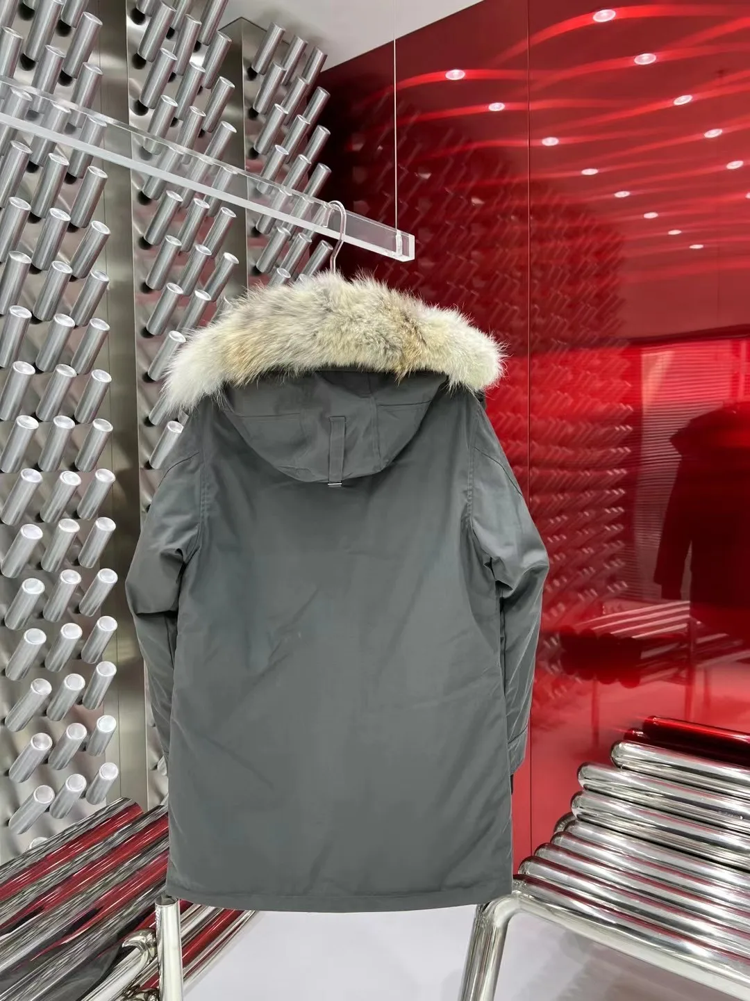 Fur-Trimmed Down-Filled Parka D60022252 — view 8