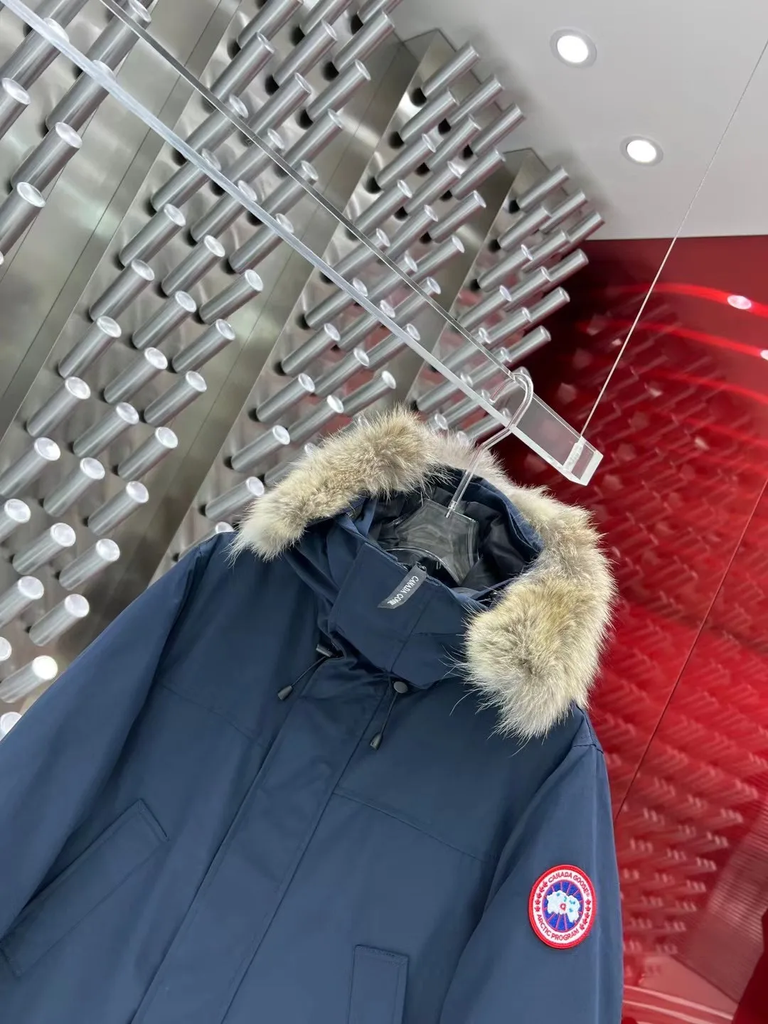 Fur-Trimmed Down-Filled Parka D60022251 — view 2