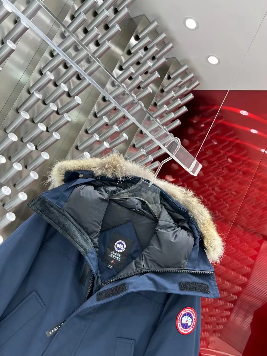 Fur-Trimmed Down-Filled Parka D60022251 — view 5