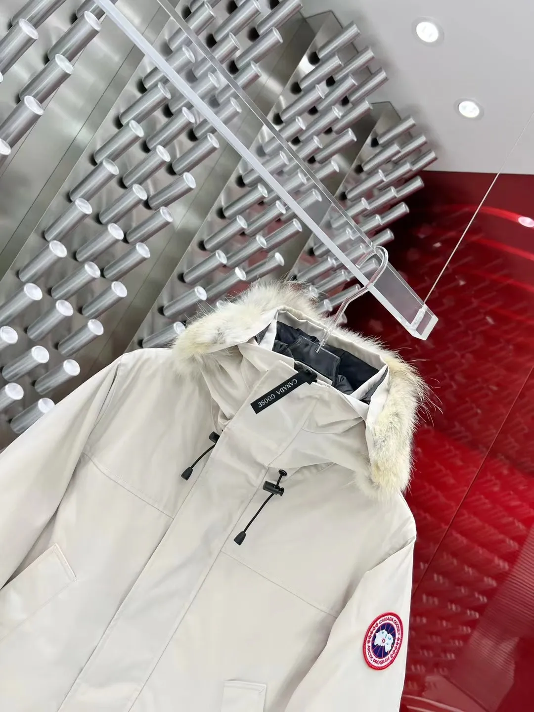 Fur-Trimmed Down-Filled Parka D60022253 — view 2