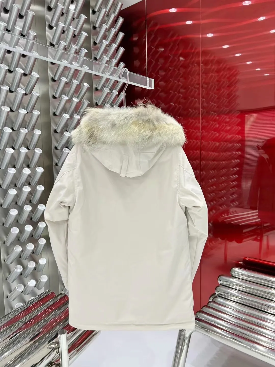 Fur-Trimmed Down-Filled Parka D60022253 — view 8
