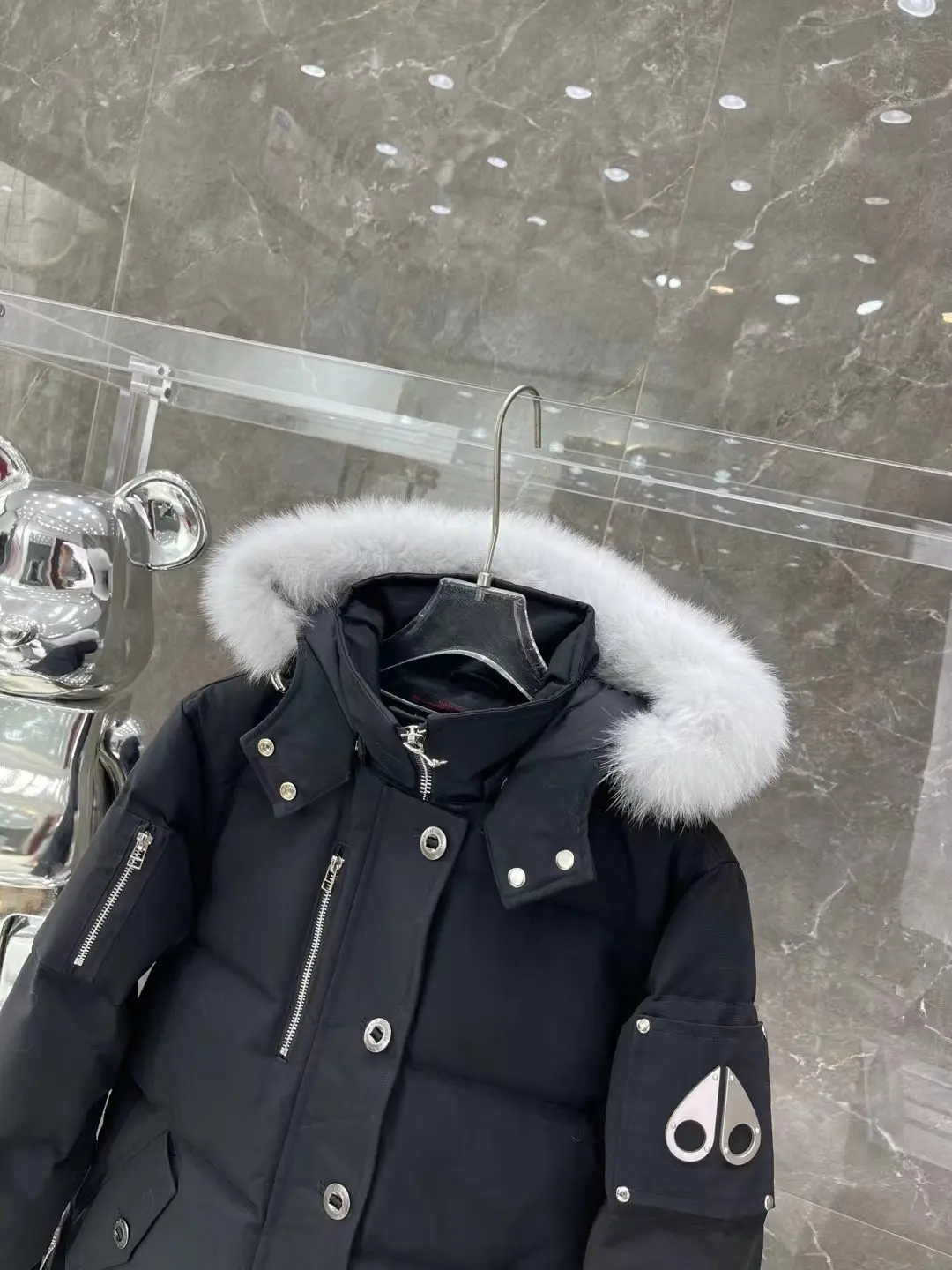 Moose Knuckles Fur-Trimmed Down Puffer Jacket D63022215 — view 4