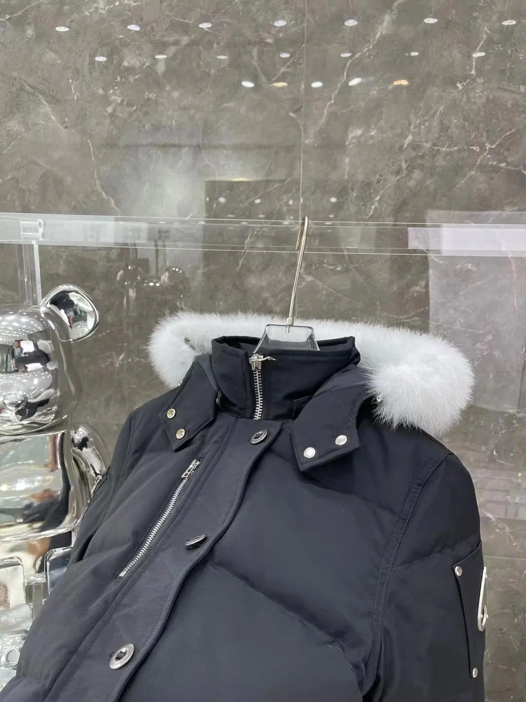 Moose Knuckles Fur-Trimmed Down Puffer Jacket D63022215 — view 6