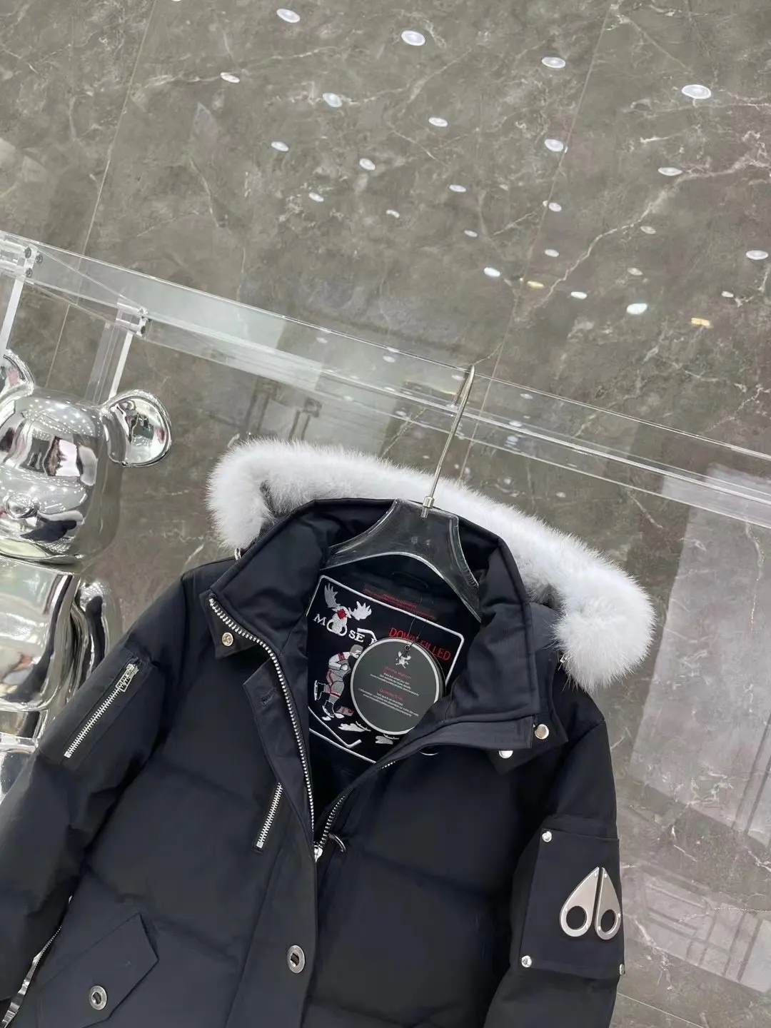 Moose Knuckles Fur-Trimmed Down Puffer Jacket D63022215 — view 8