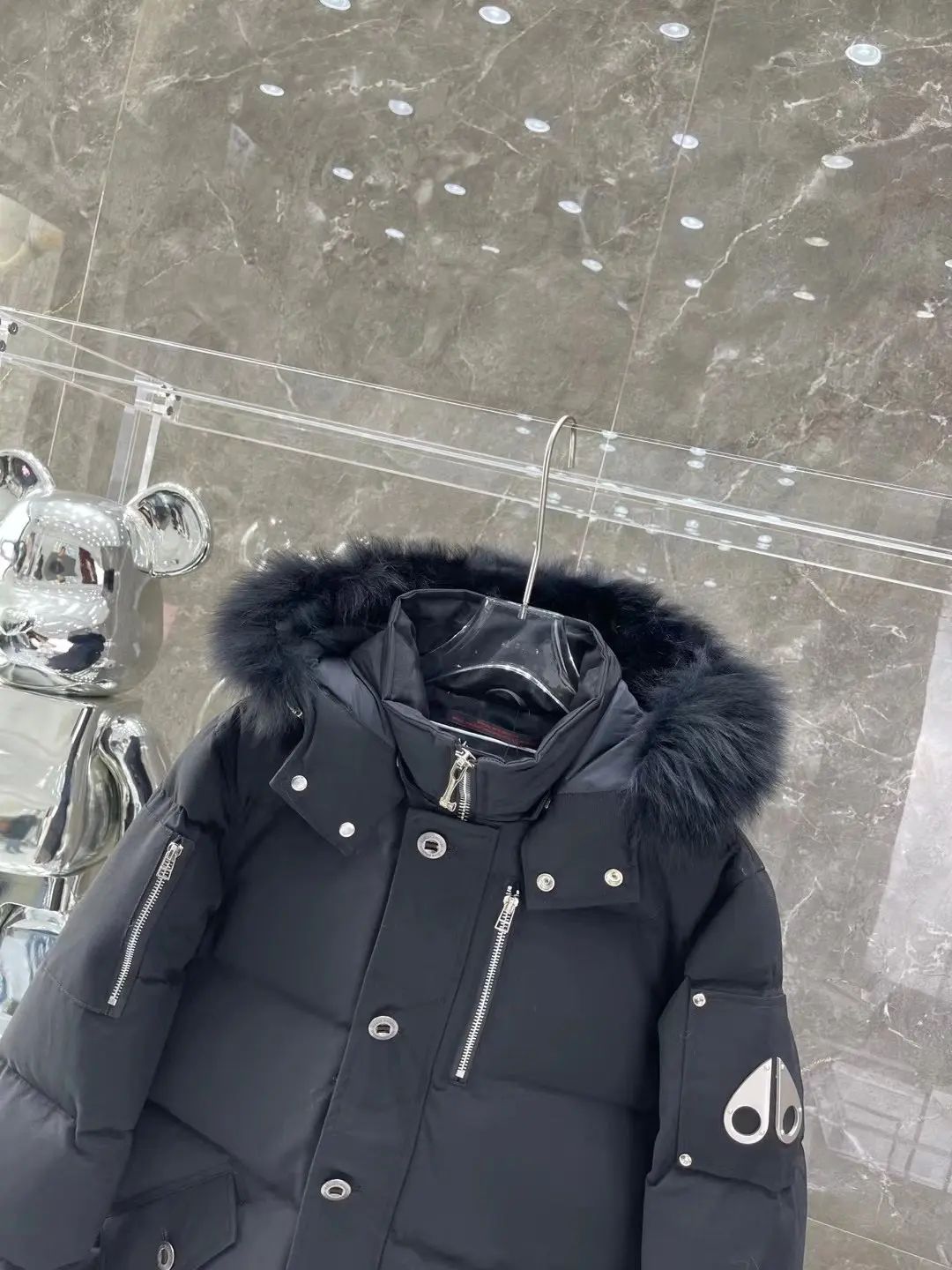 Moose Knuckles Fur-Trimmed Down Puffer Jacket D63022211 — view 2