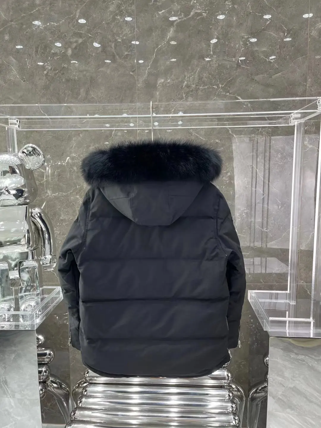 Moose Knuckles Fur-Trimmed Down Puffer Jacket D63022211 — view 9