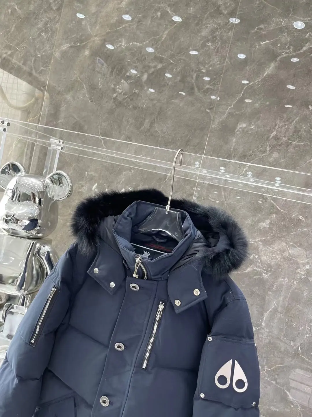 Moose Knuckles Fur-Trimmed Down Puffer Jacket D63022212 — view 2