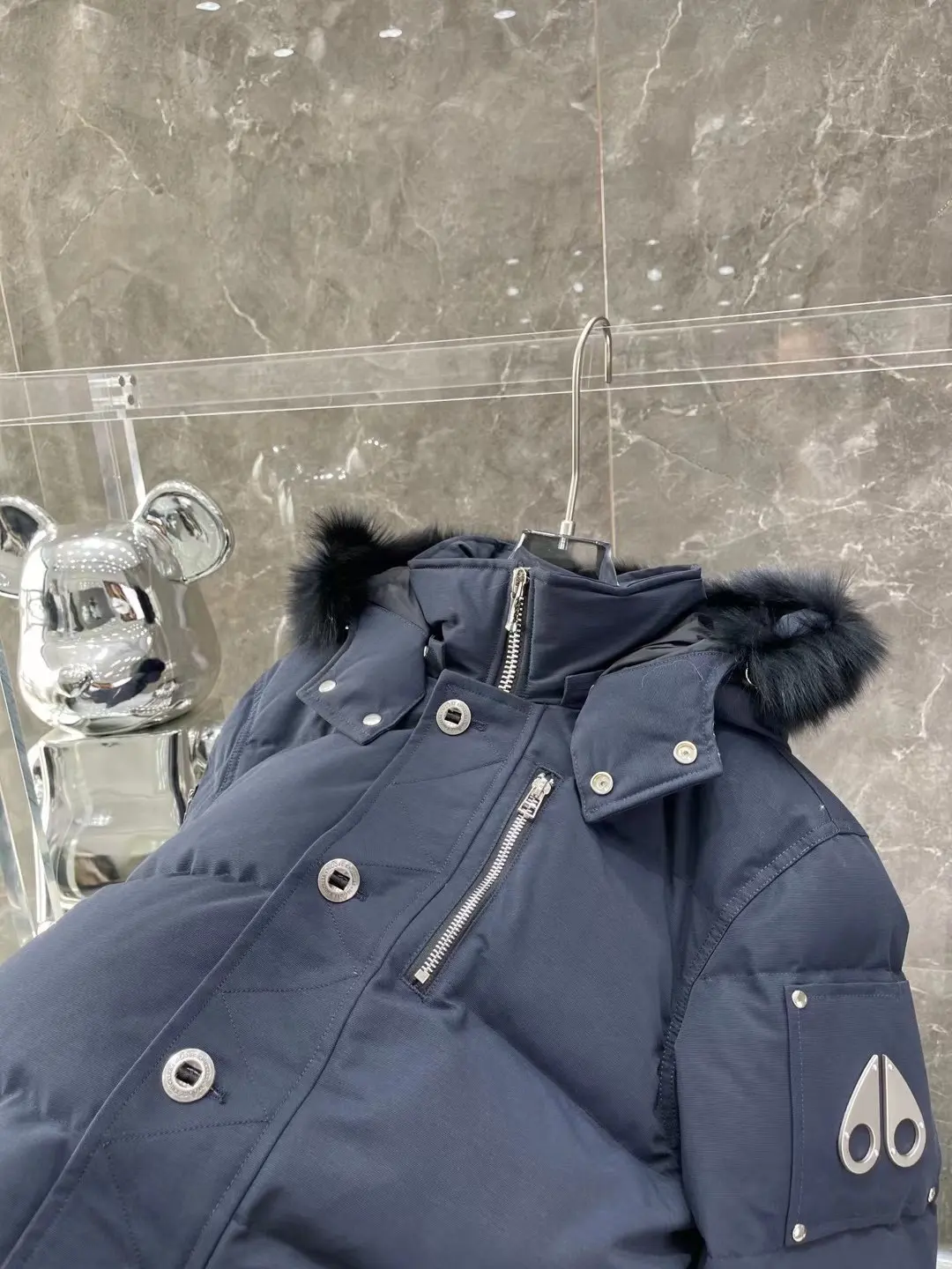 Moose Knuckles Fur-Trimmed Down Puffer Jacket D63022212 — view 6