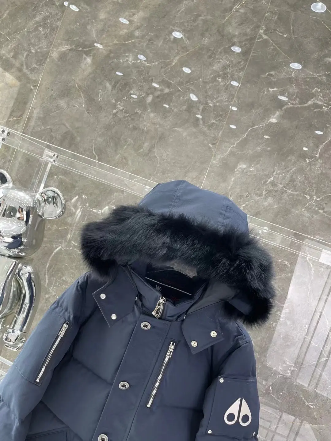 Moose Knuckles Fur-Trimmed Down Puffer Jacket D63022212 — view 7