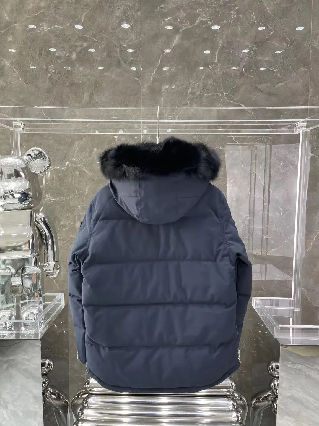 Moose Knuckles Fur-Trimmed Down Puffer Jacket D63022212 — view 9
