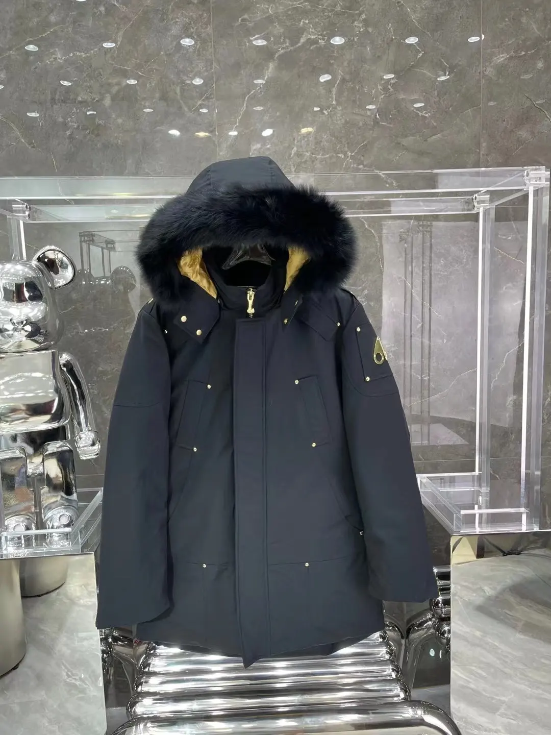 Moose Knuckles Fur-Trimmed Down Parka D73022217 — view 5
