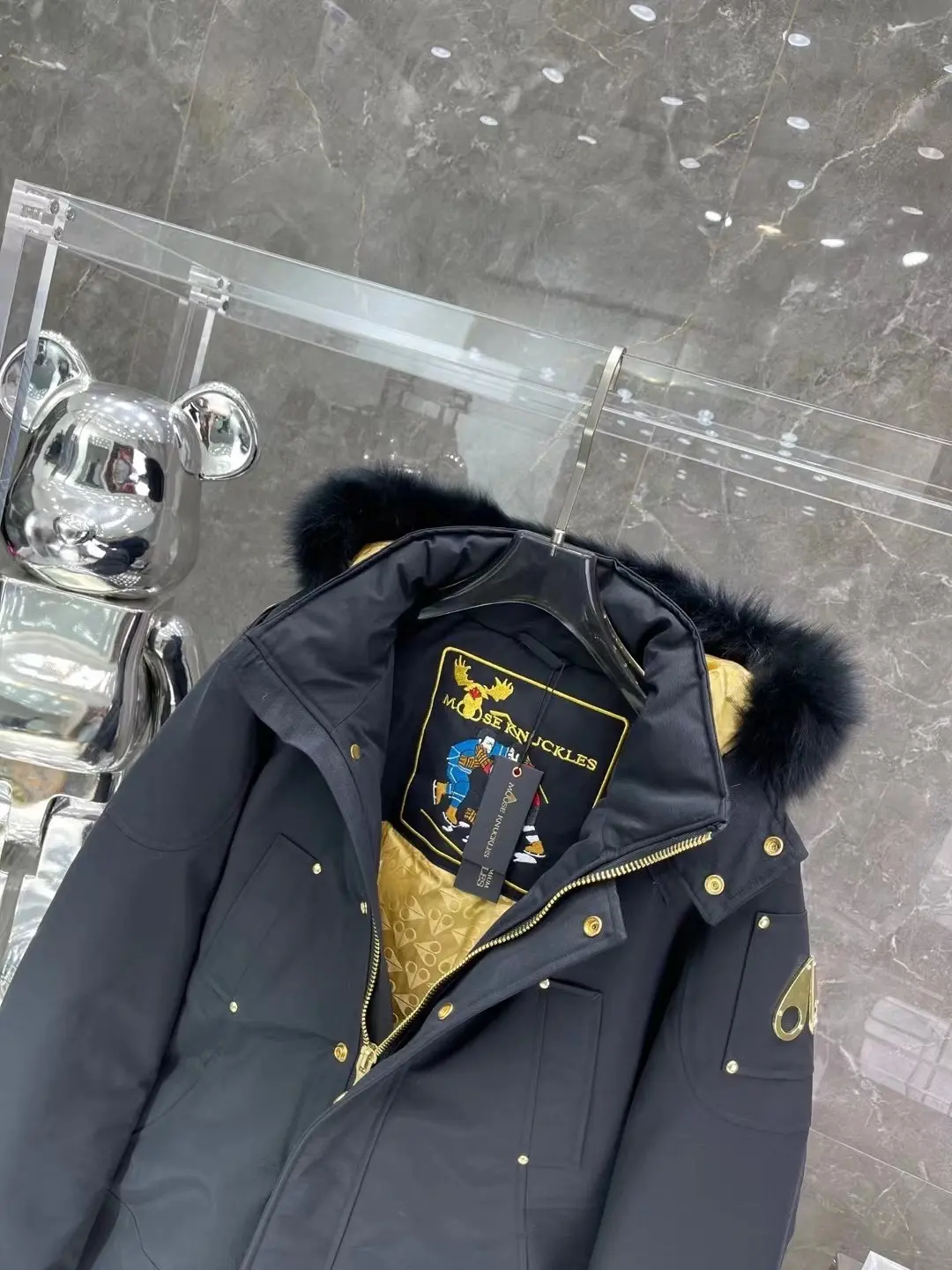 Moose Knuckles Fur-Trimmed Down Parka D73022217 — view 7