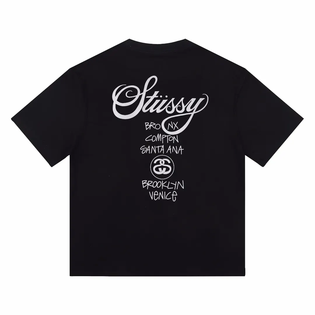World Tour Logo-Print Cotton T-Shirt D4816153 — view 4