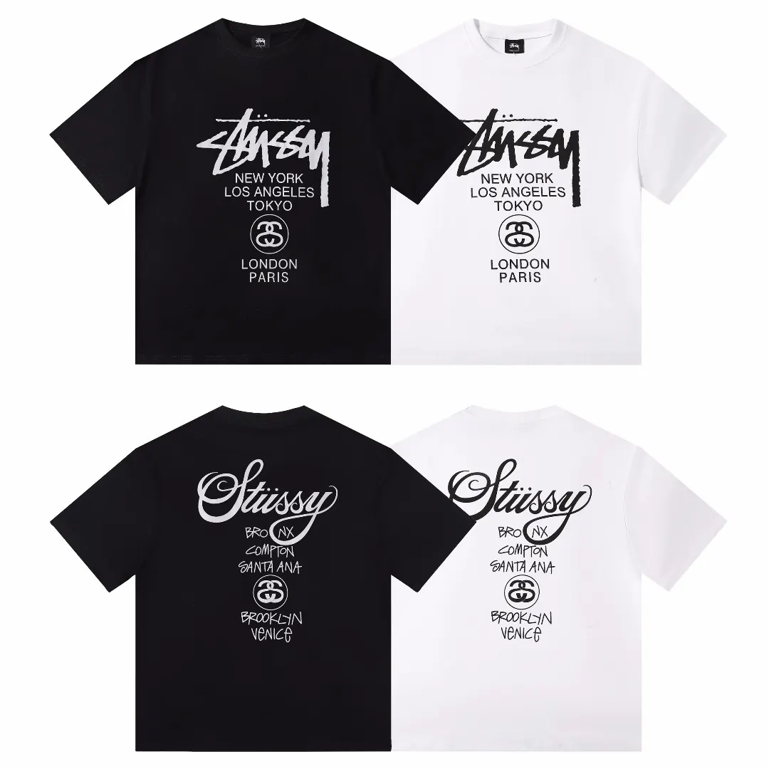 World Tour Logo-Print Cotton T-Shirt D4816153 — view 5
