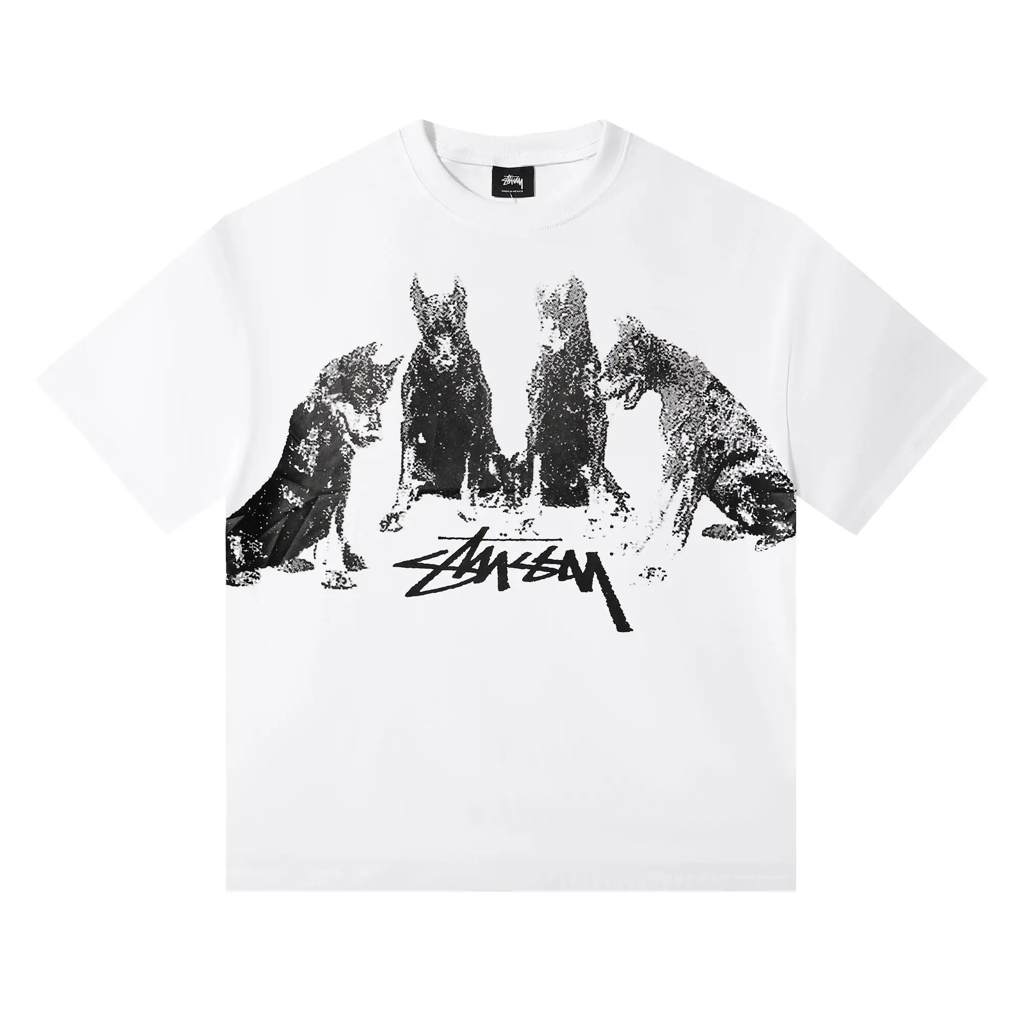 Doberman Graphic Print T-Shirt D5016137 — view 3