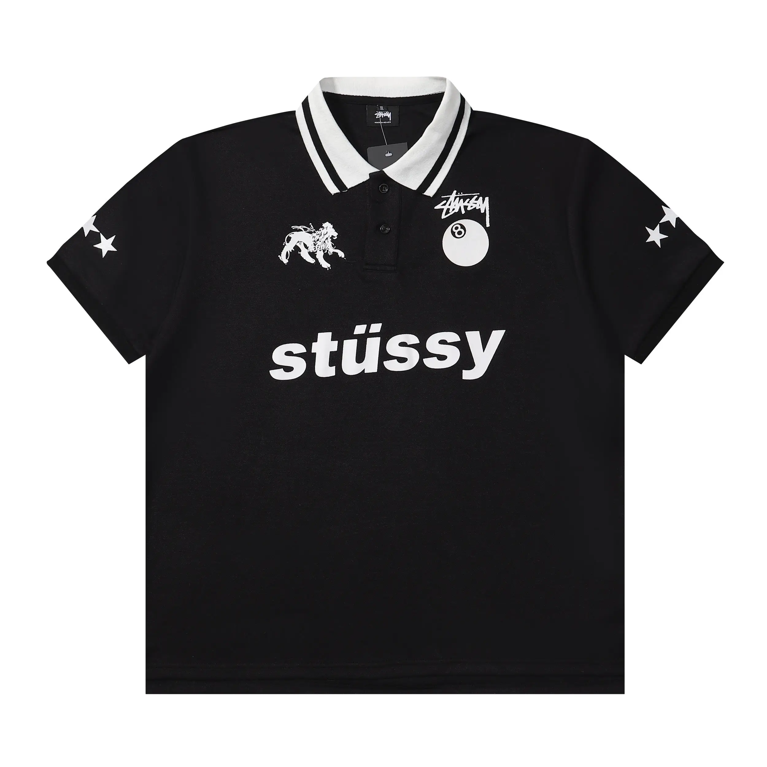 Logo-Print Cotton-Pique Polo Shirt D6016136 — view 3