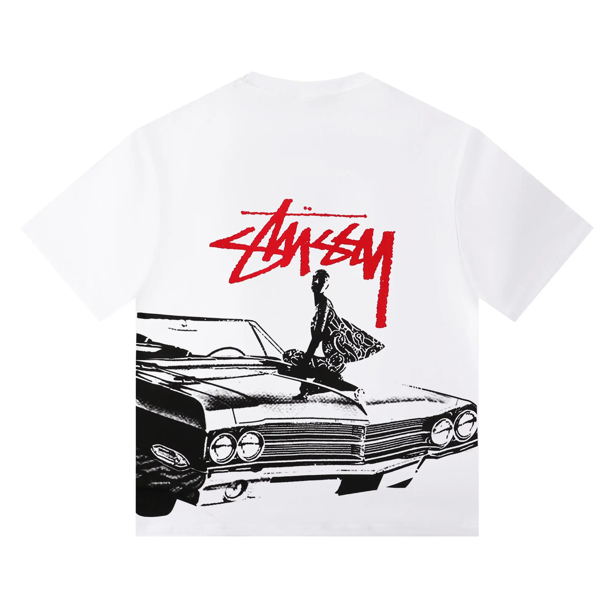 Classic Car Graphic Print T-Shirt D5016135 — view 2