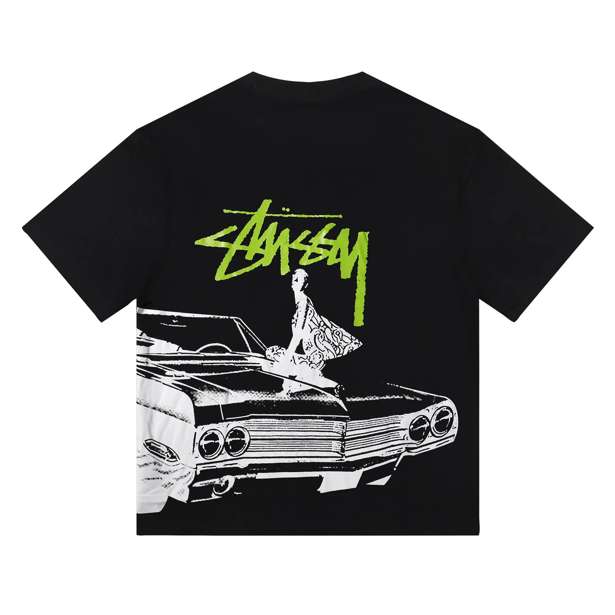 Classic Car Graphic Print T-Shirt D5016135 — view 4