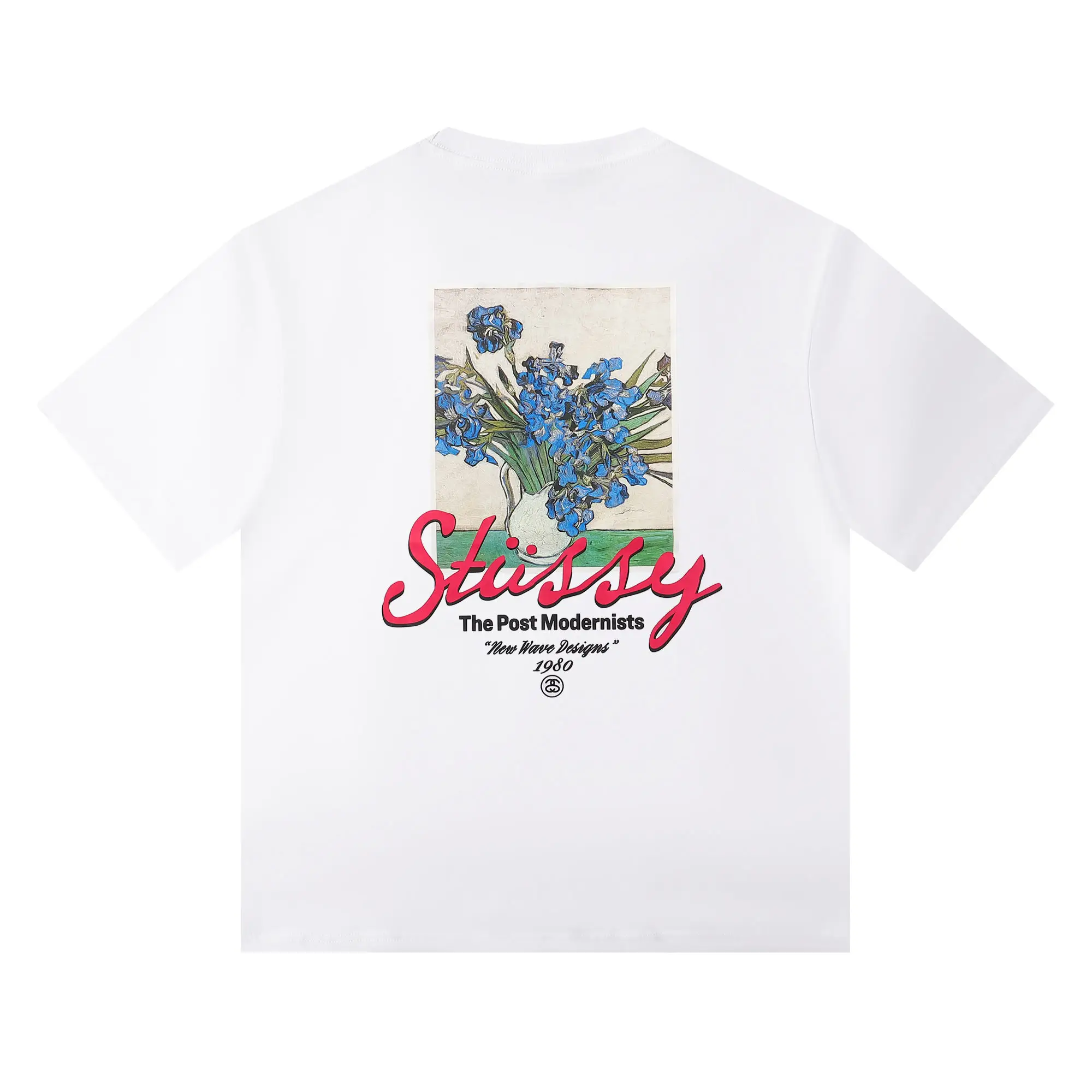 Irises Graphic Print Cotton T-Shirt D4816129 — view 2
