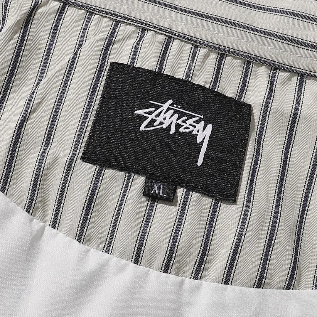 Striped Zip-Up Shirt Jacket D10516059 — view 4