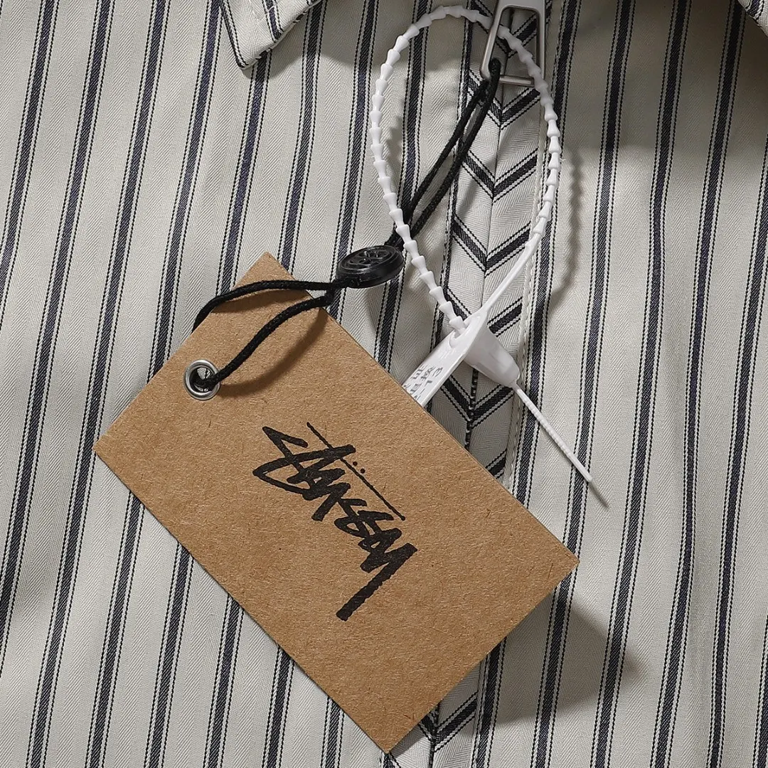 Striped Zip-Up Shirt Jacket D10516059 — view 5