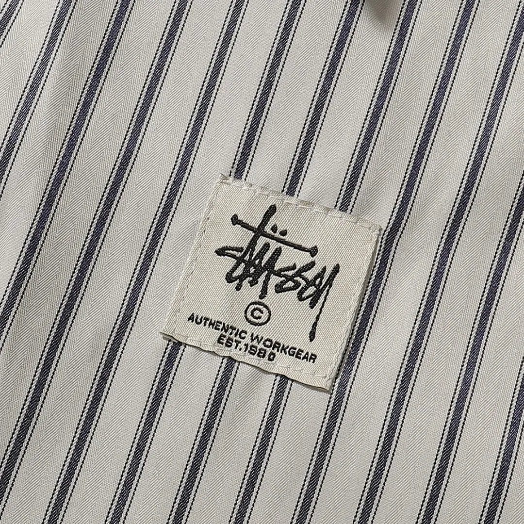 Striped Zip-Up Shirt Jacket D10516059 — view 6