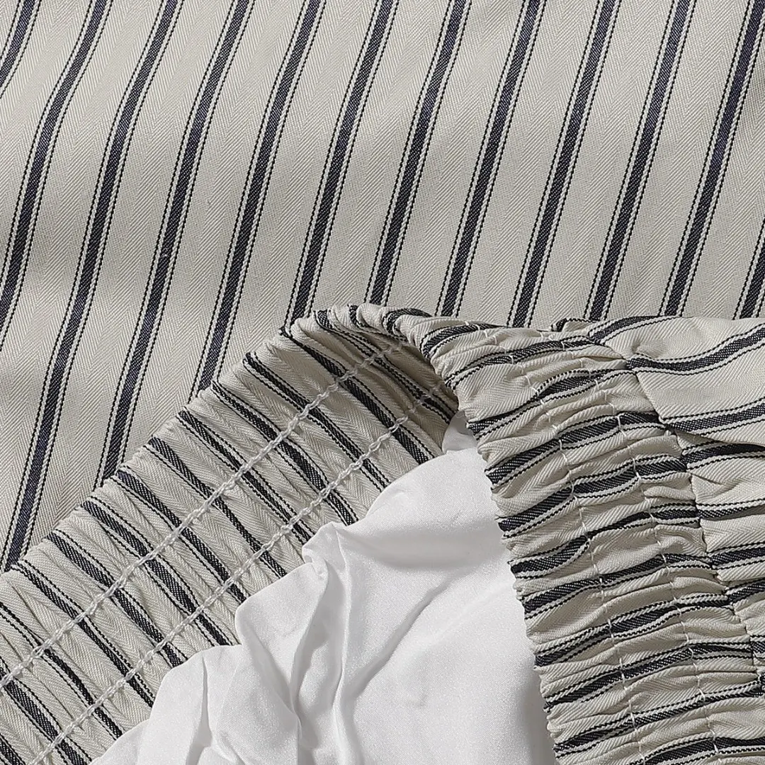 Striped Zip-Up Shirt Jacket D10516059 — view 9
