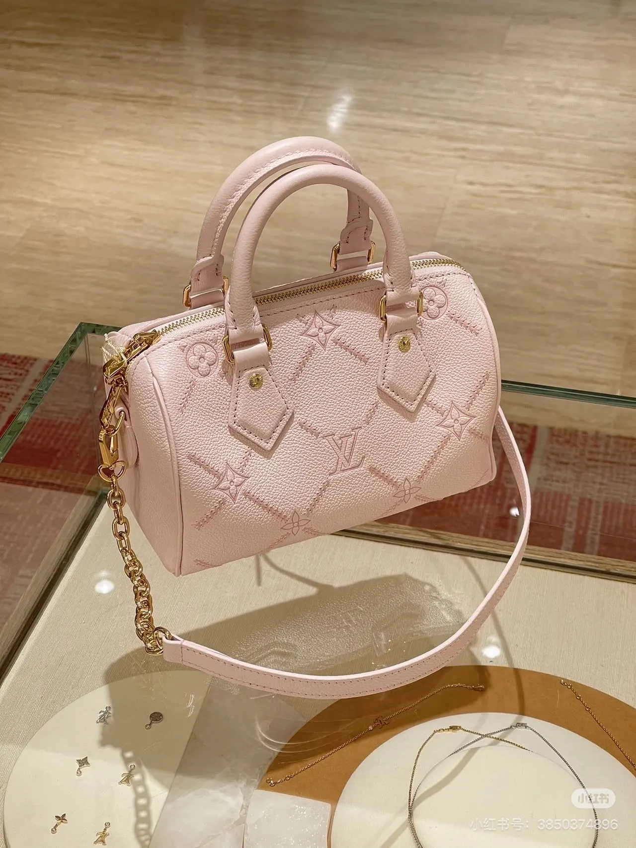 Speedy 20 Monogram Empreinte Mini Bag D32018249 — view 5