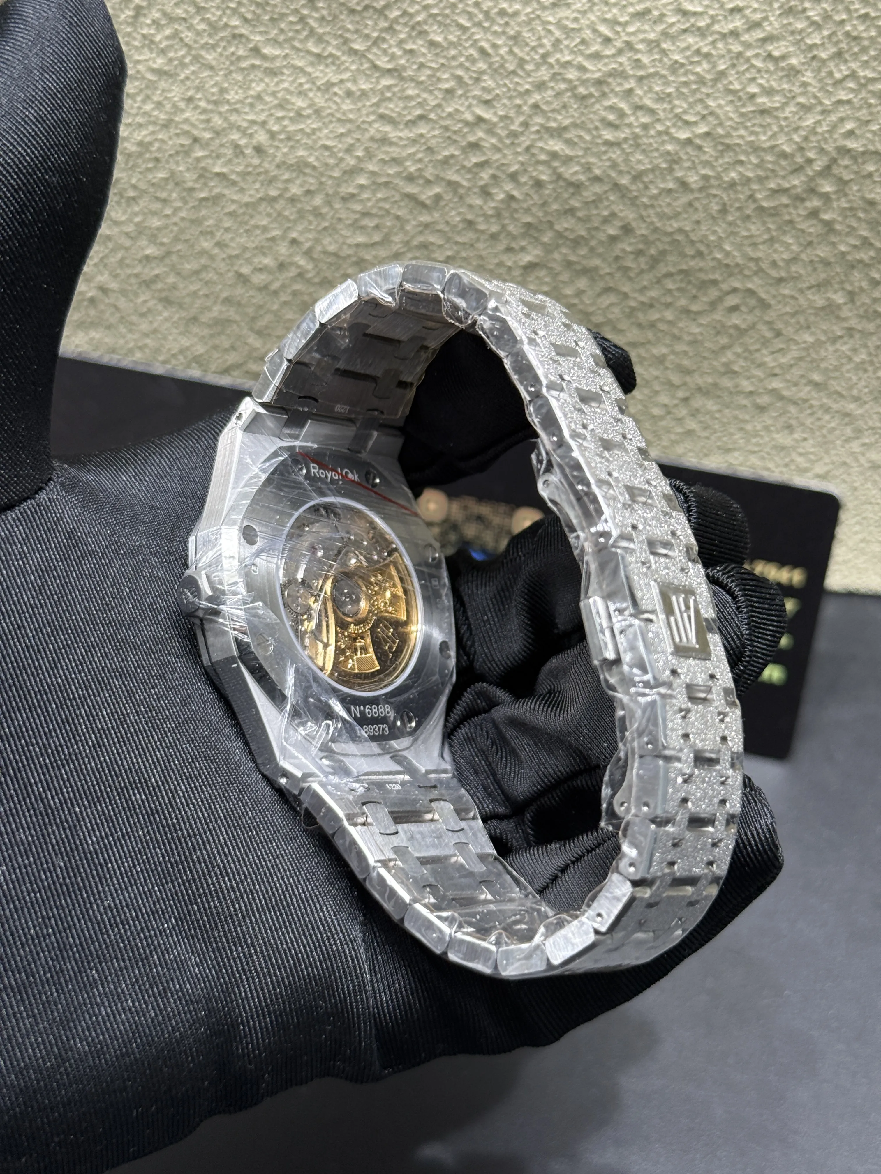 Audemars Piguet Royal Oak-Style Frosted Silver Dial Watch D459019421 — view 7