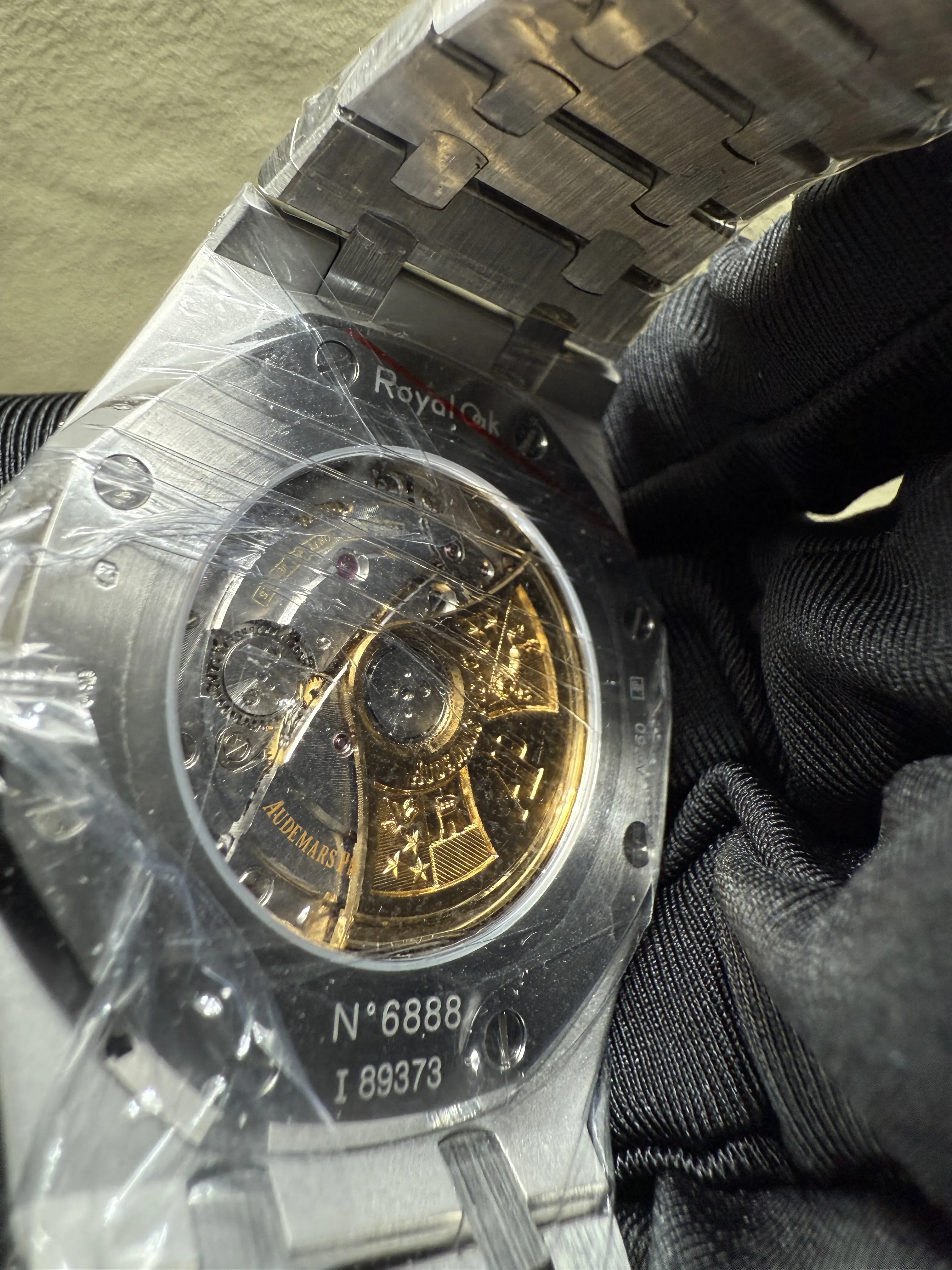Audemars Piguet Royal Oak-Style Frosted Silver Dial Watch D459019421 — view 13