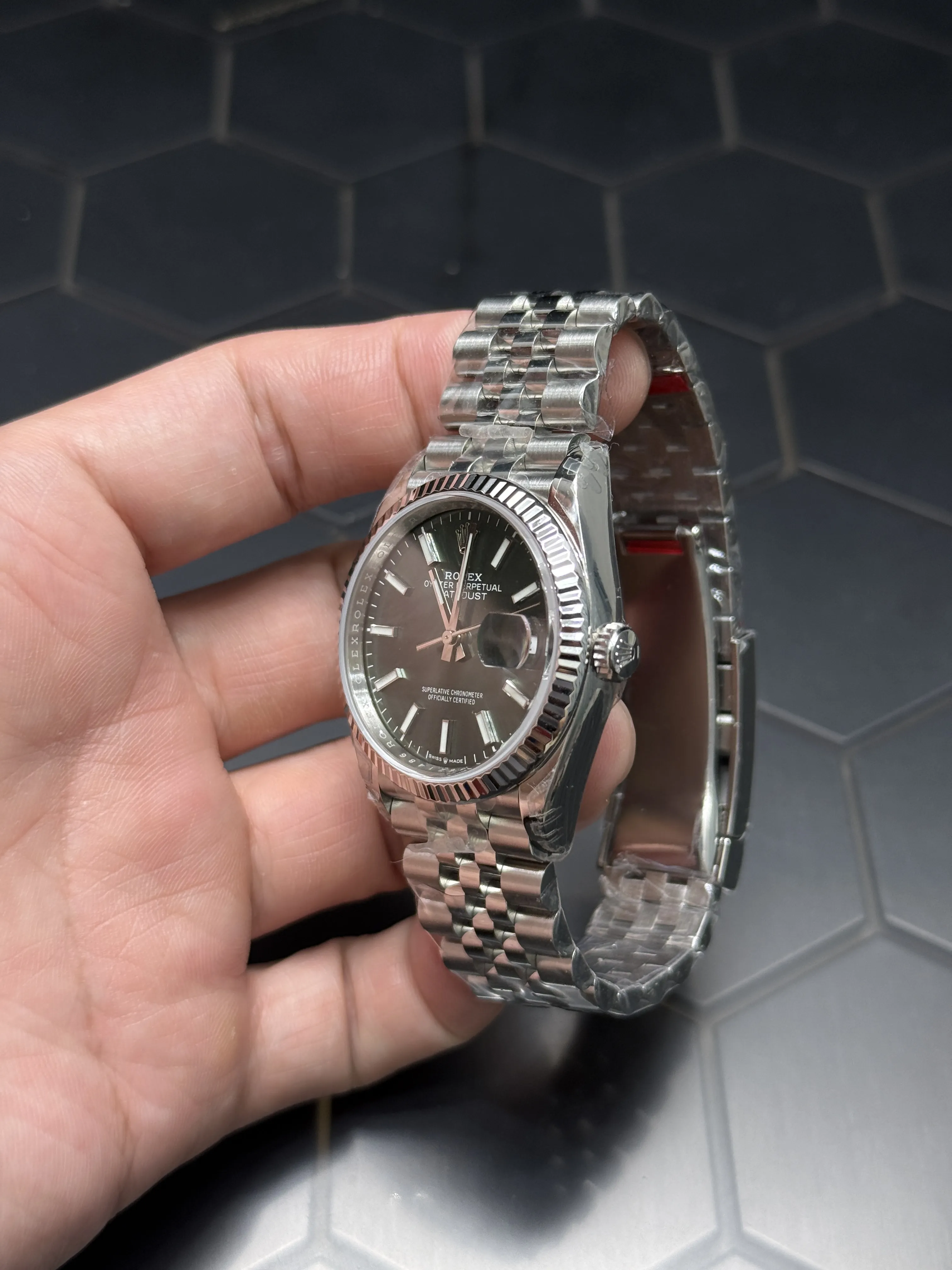 Rolex Datejust 41-Style Green Dial Jubilee Watch D391519439 — view 4