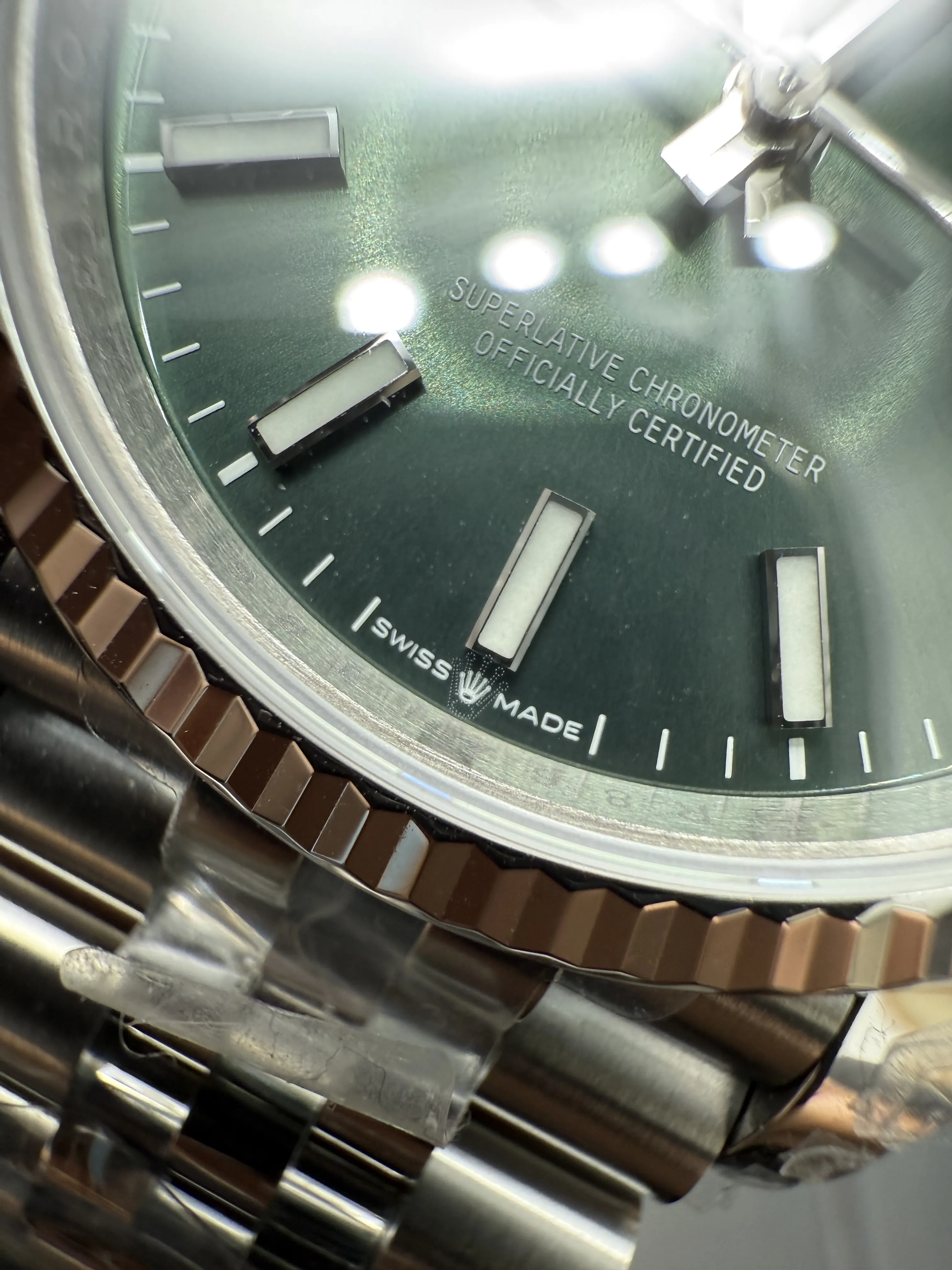 Rolex Datejust 41-Style Green Dial Jubilee Watch D391519439 — view 10